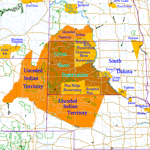 map of Laramie Treaty lands